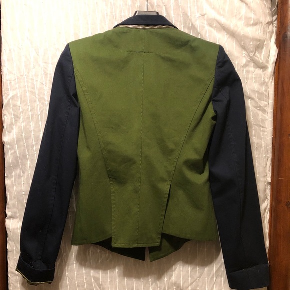 Givenchy green/navy zippered jacket - Picture 3 of 7